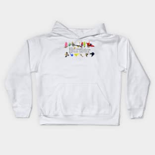 Bird Loving Birder Kids Hoodie